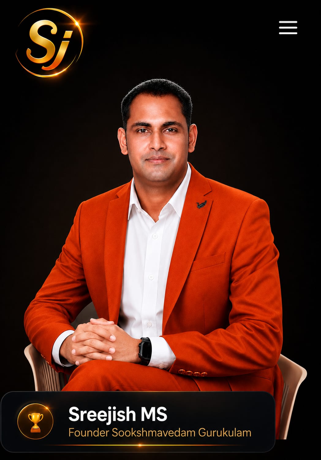 ശ്രീജിഷ് എം.എസ്. — സൂക്ഷ്മവേദം ഗുരുകുലം സ്ഥാപകൻ